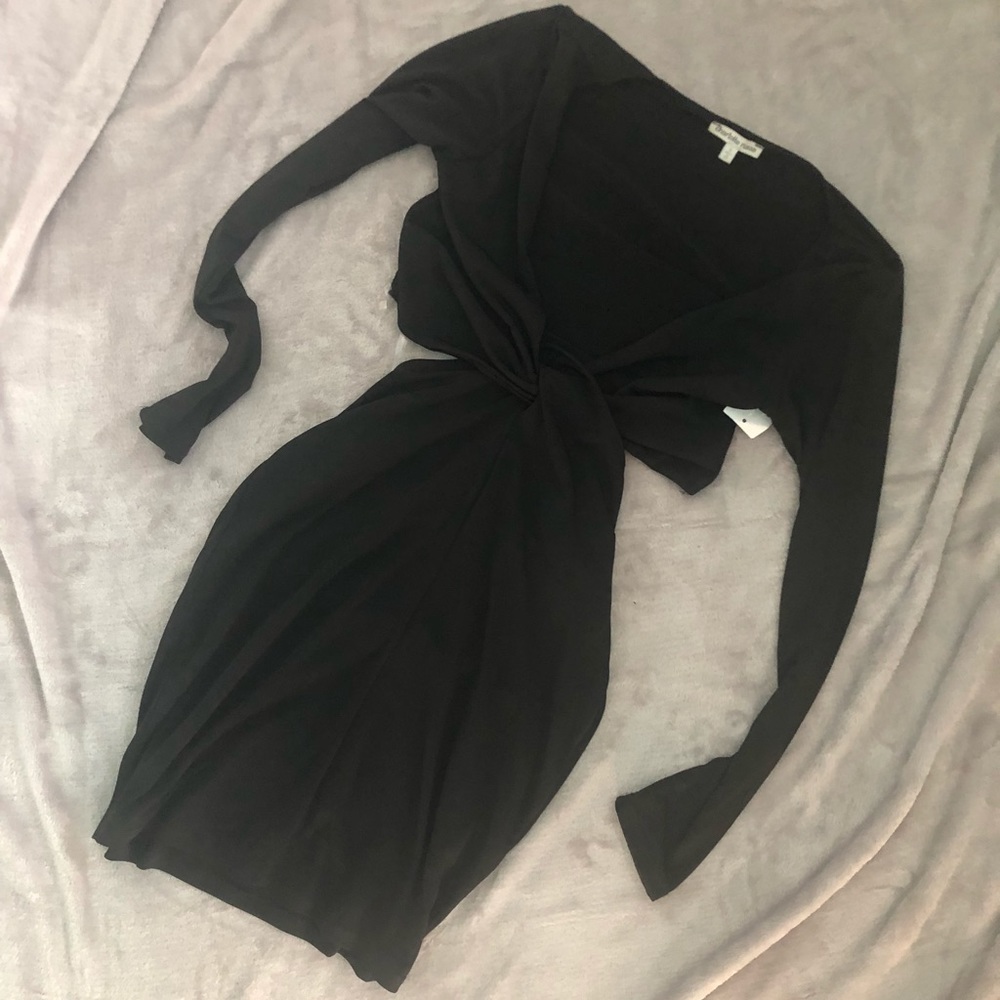 Black cutout dress